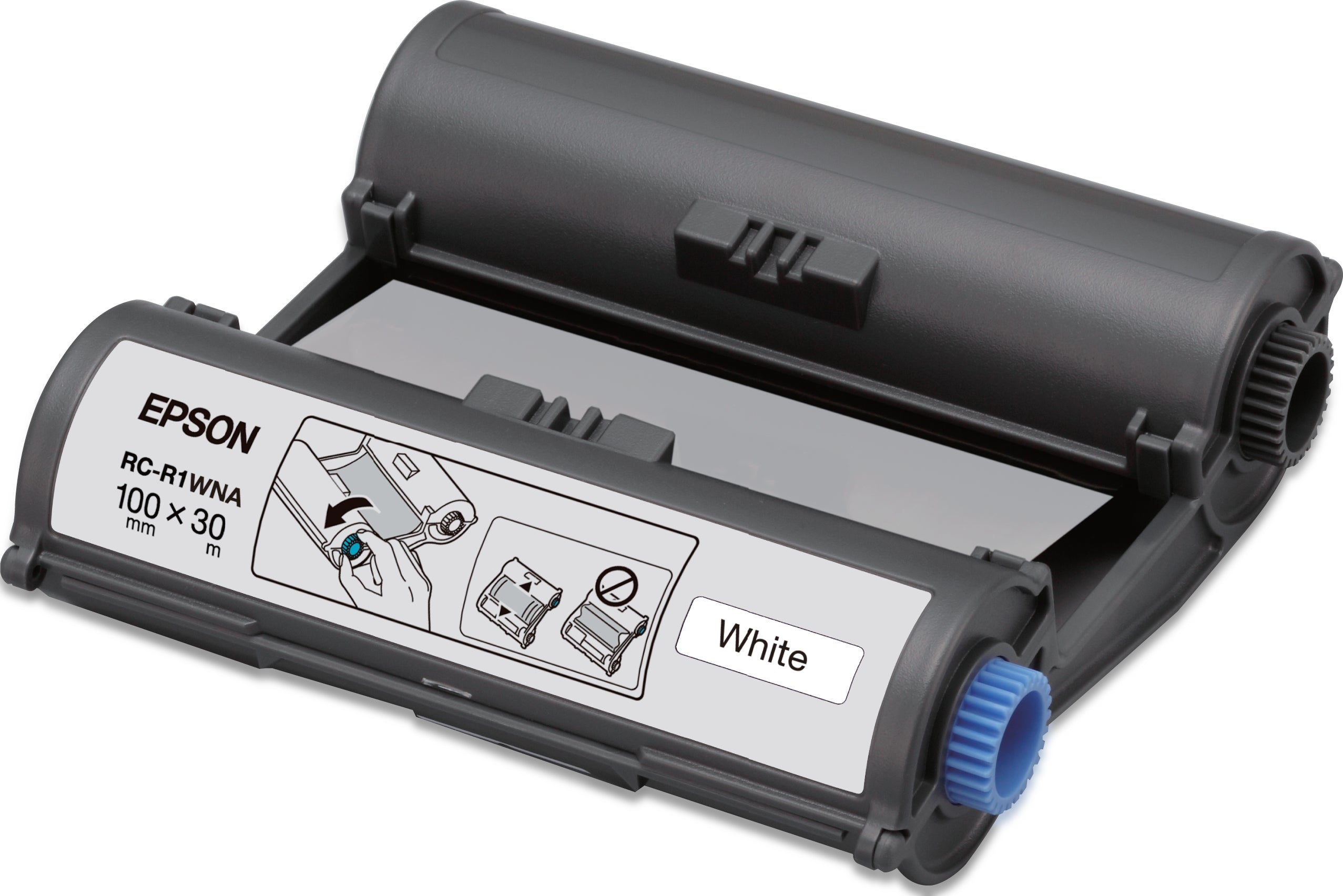 Epson Thermotransferband Weiss – 100 mm × 30 m – RC-R1WNA