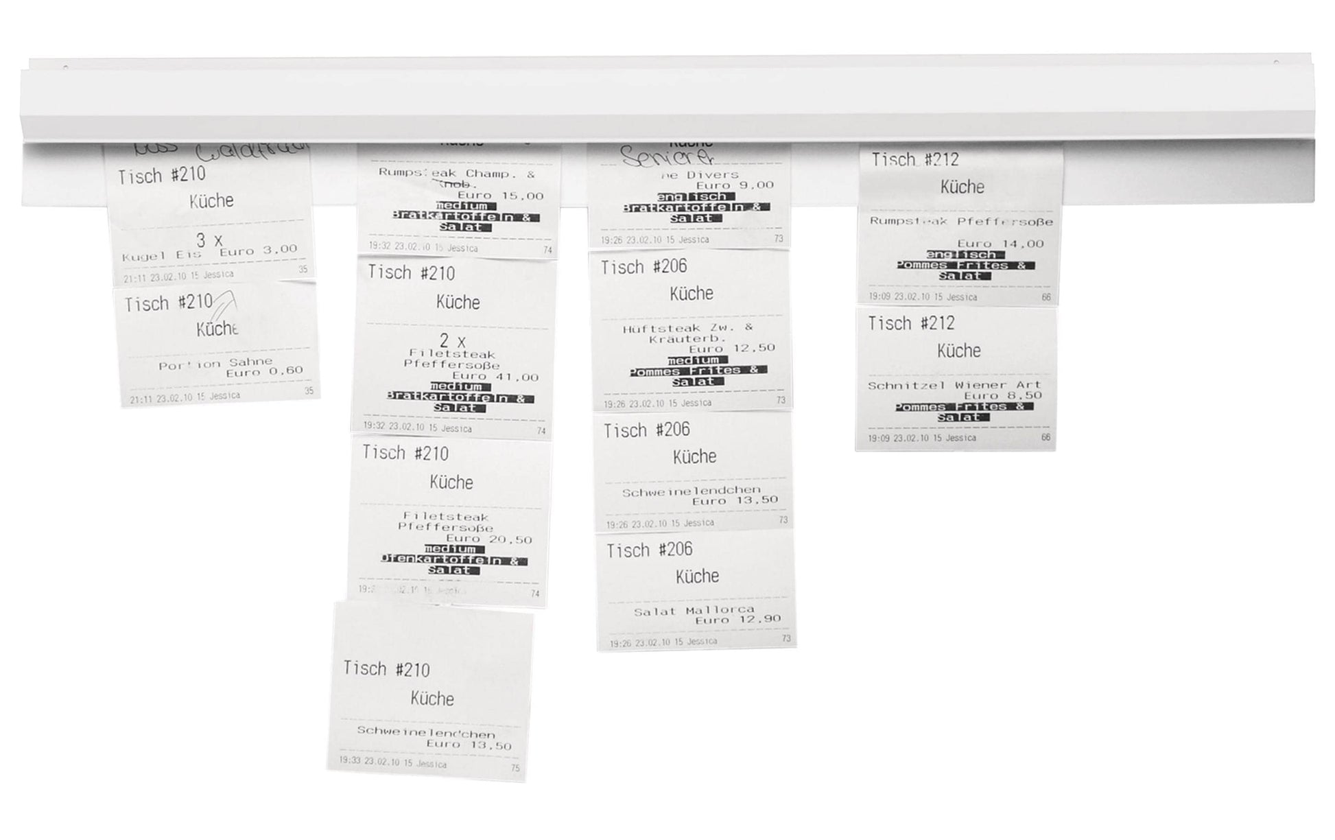 Magnetoplan Klemmschiene – 1'000 mm – silber – Aluminium – 1 Stk.