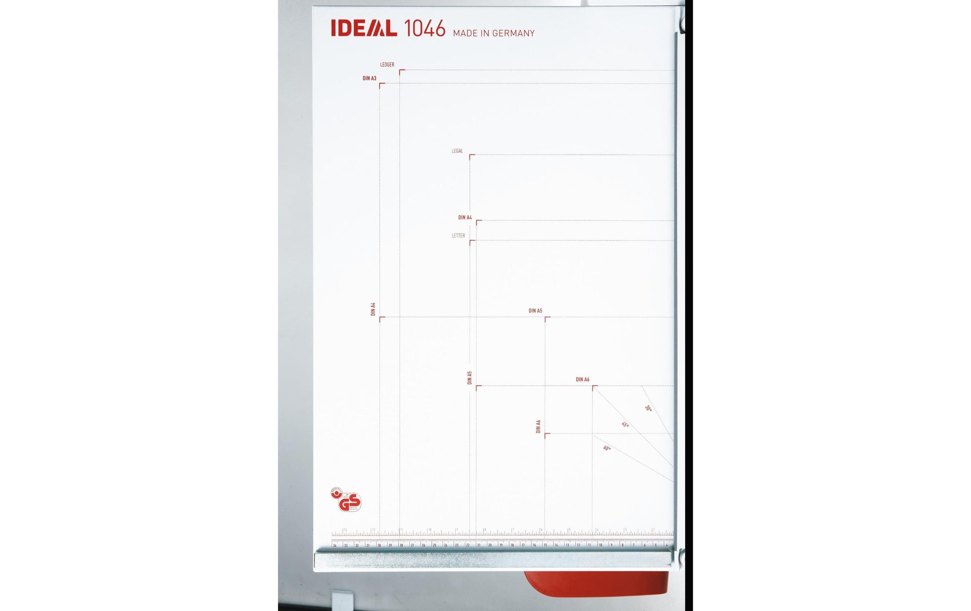 Ideal Hebel-Schneidemaschine 1046 – 460 mm, bis A3, 30 Blatt