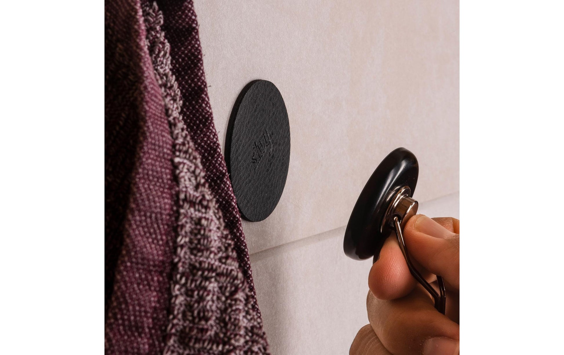 Silwy The One Haken – Magnet – Weiss – 0,4 kg – 65 × 65 mm