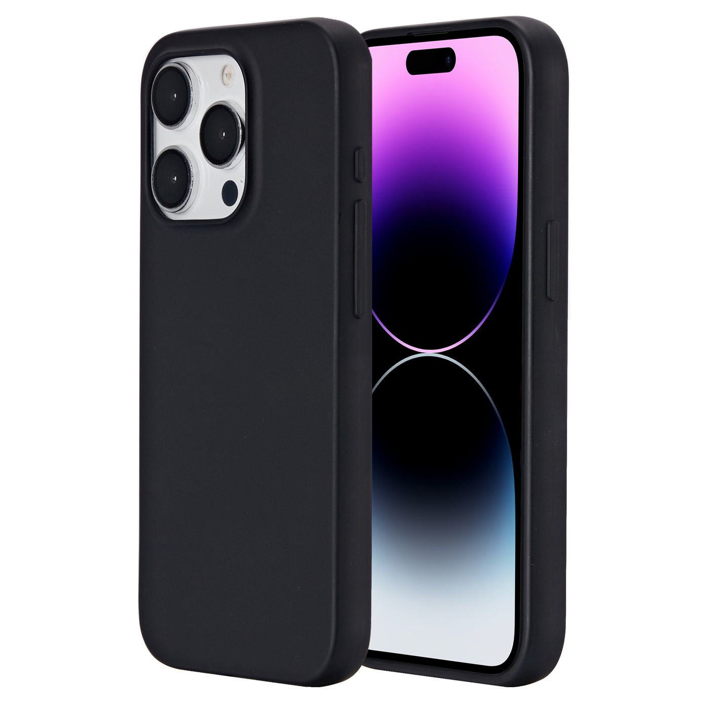 eSTUFF INFINITE (GRS) VIENNA Backcover – für Apple iPhone 15 Pro, TPU, schwarz, GRS-zertifiziert