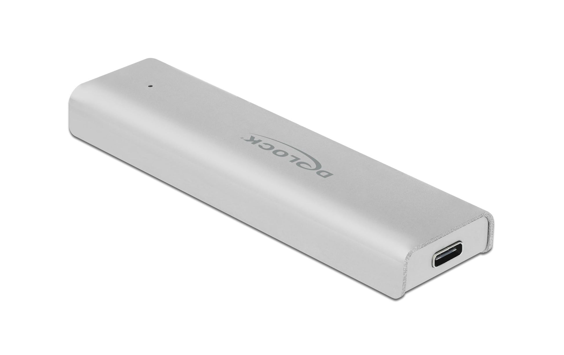 DeLOCK M.2 NVMe zu USB-C 3.2 Gen 2 Gehäuse – 1-Bay Externes SSD-Gehäuse – für M.2 (Key-M, PCIe)