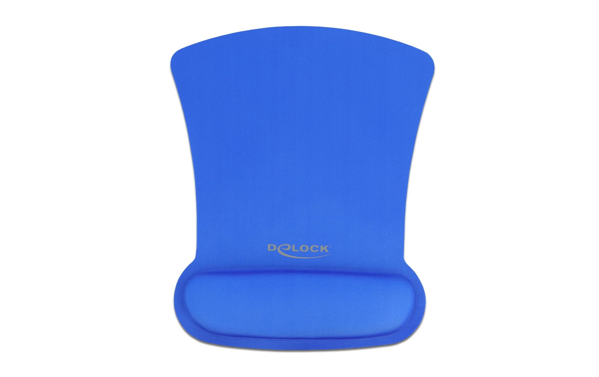 DeLOCK Mauspad mit Handgelenkauflage – Textil – Blau – 207 × 255 mm