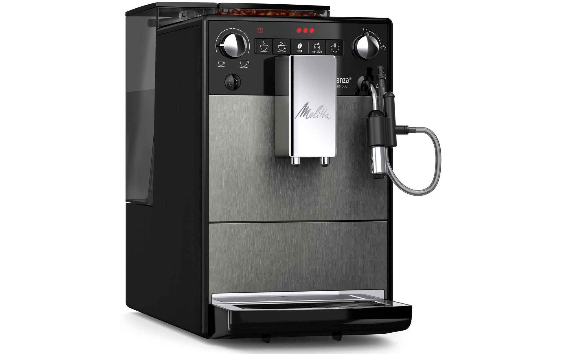 Melitta Avanza Kaffeevollautomat – 15 bar, 1,5 l, 250 g, 10 Tassen, Edelstahl