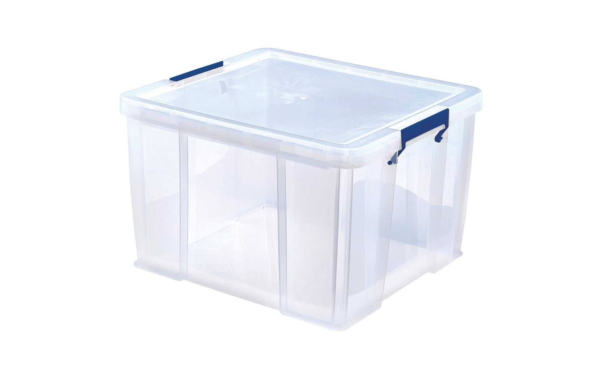 Fellowes ProStore Aufbewahrungsbox 48 L – mit Deckel, 480 × 315 × 440 mm, transparent, Kunststoff (PP)