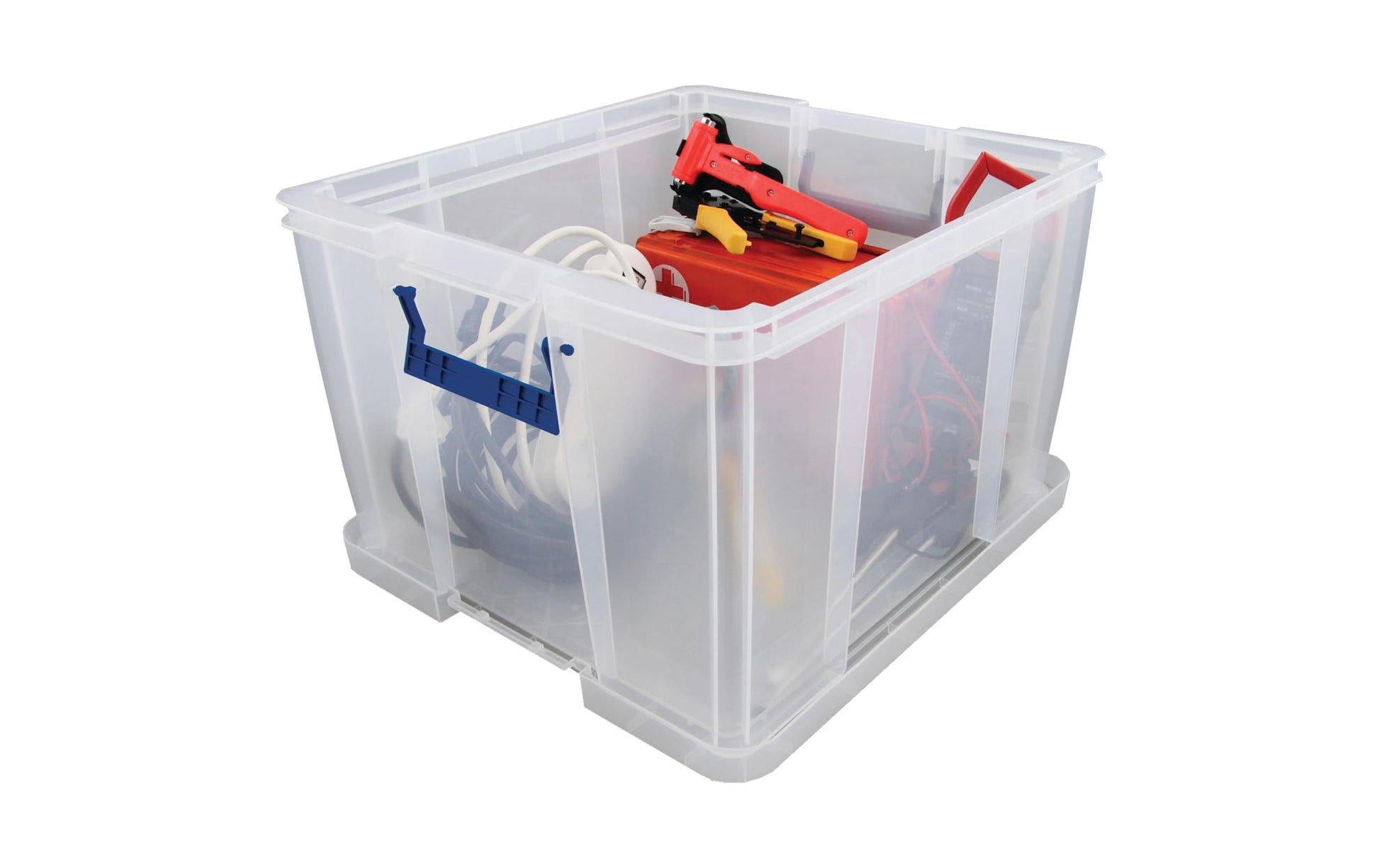Fellowes ProStore Aufbewahrungsbox 36 L – 475 × 315 × 380 mm, transparent, Kunststoff (PP)