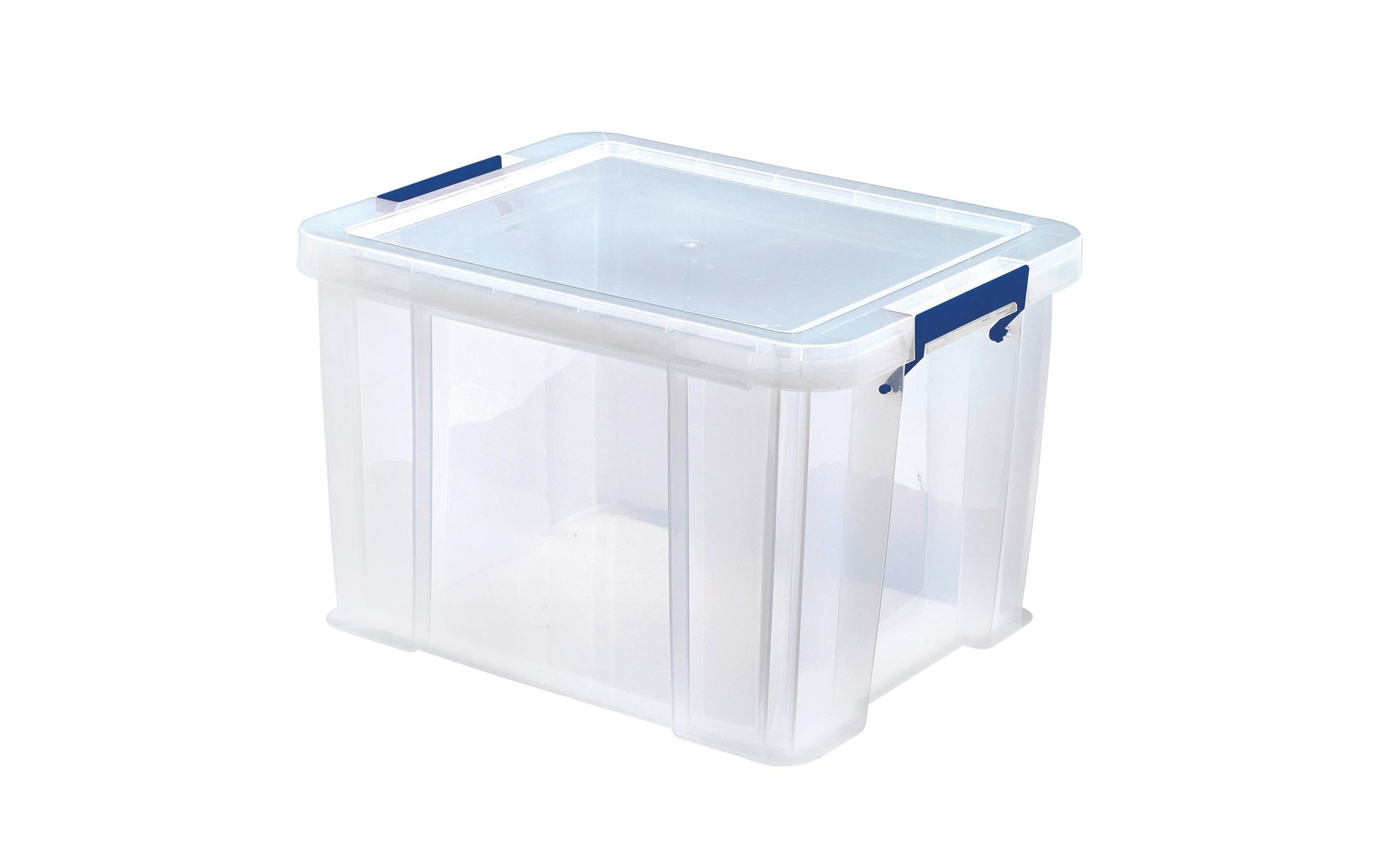 Fellowes ProStore Aufbewahrungsbox 36 L – 475 × 315 × 380 mm, transparent, Kunststoff (PP)
