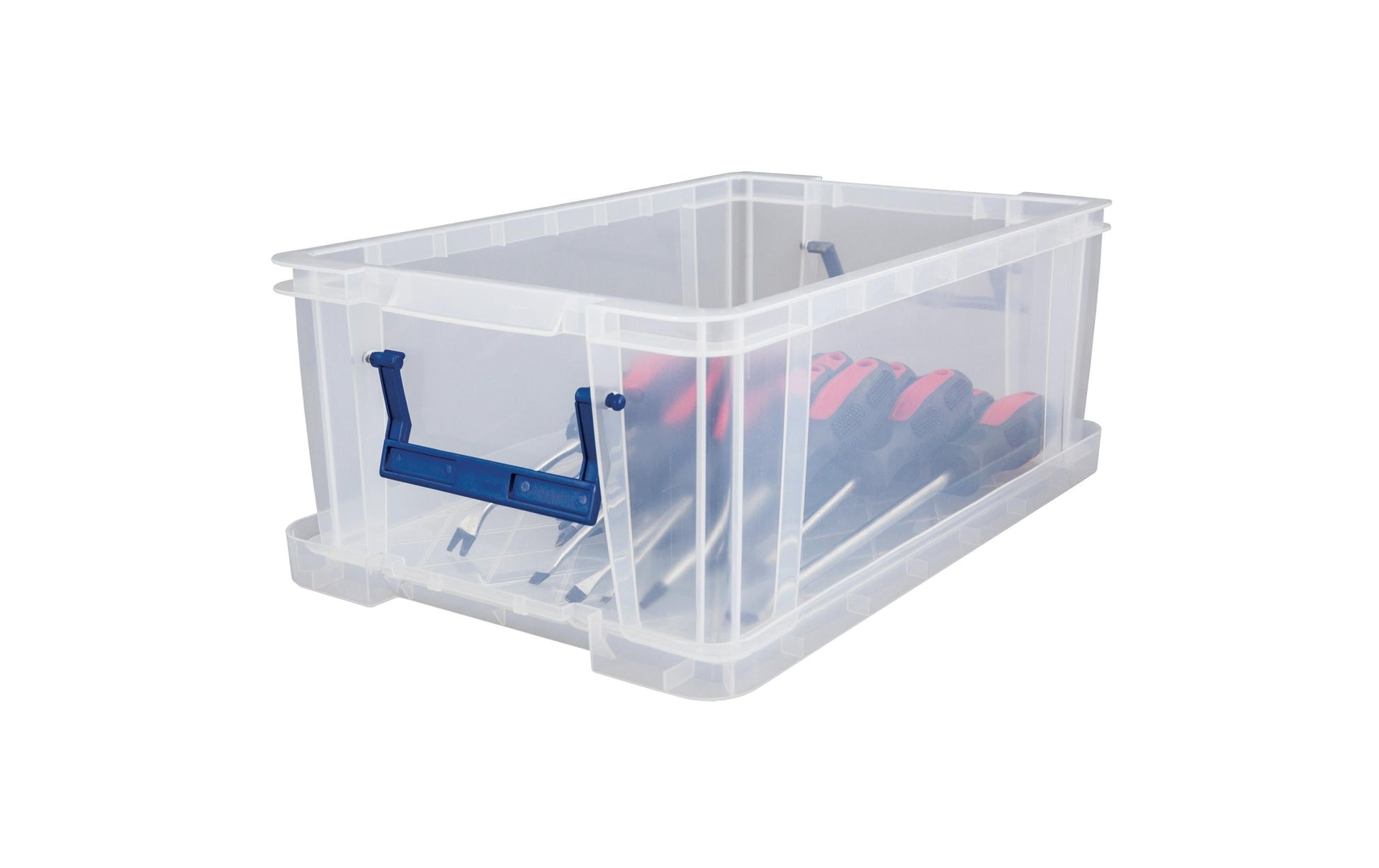 Fellowes ProStore Aufbewahrungsbox 10 L (mit Deckel) – Polypropylen – Transparent – 395 × 155 × 255 mm
