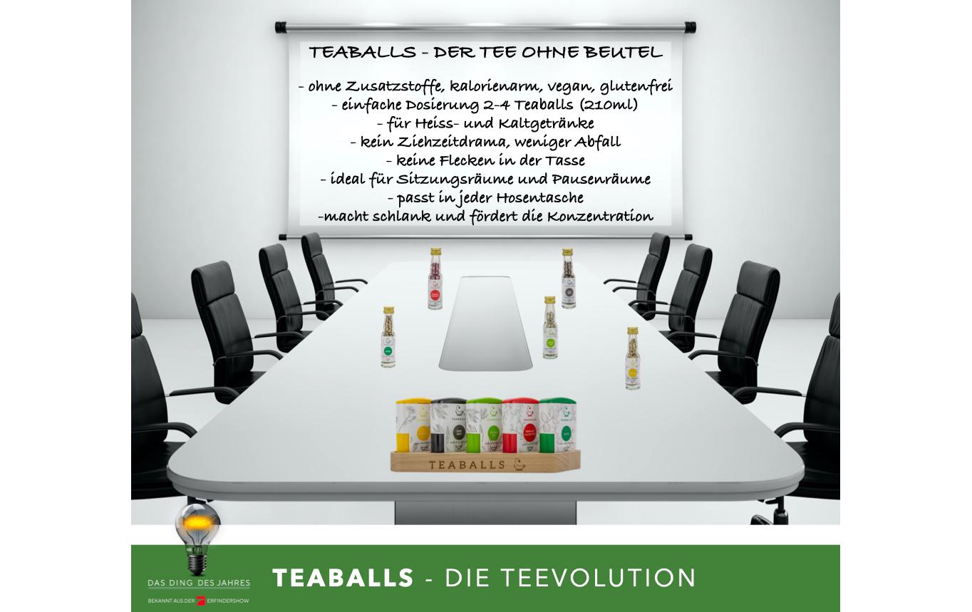 Teaballs Kräutertee Ingwer – Instant-Teaballs 140 Stück