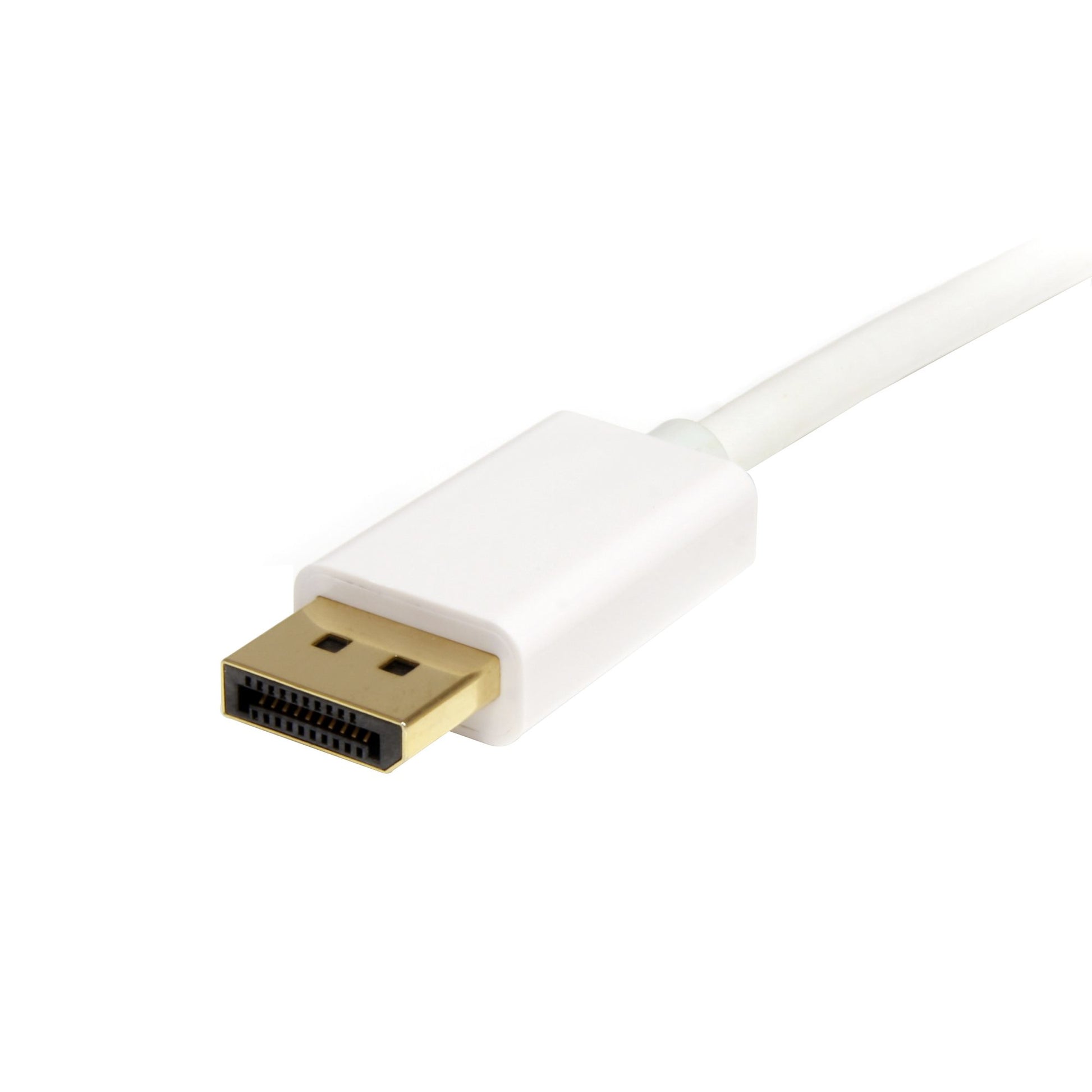 StarTech.com Mini-DisplayPort-auf-DisplayPort-Kabel DP 1.2 4K 60 Hz – 2 m – Weiss