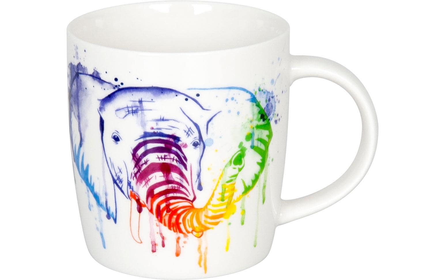 Könitz Porzellan Könitz Kaffeetasse – 350 ml, Ø 8,8 cm, H 9,2 cm, Knochenporzellan, spülmaschinenfest, mikrowellengeeignet
