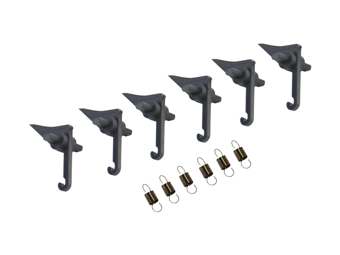 CoreParts Picker-Finger 6er-Set, schwarz – für E-Studio 358/458, DP2800/3500/4500