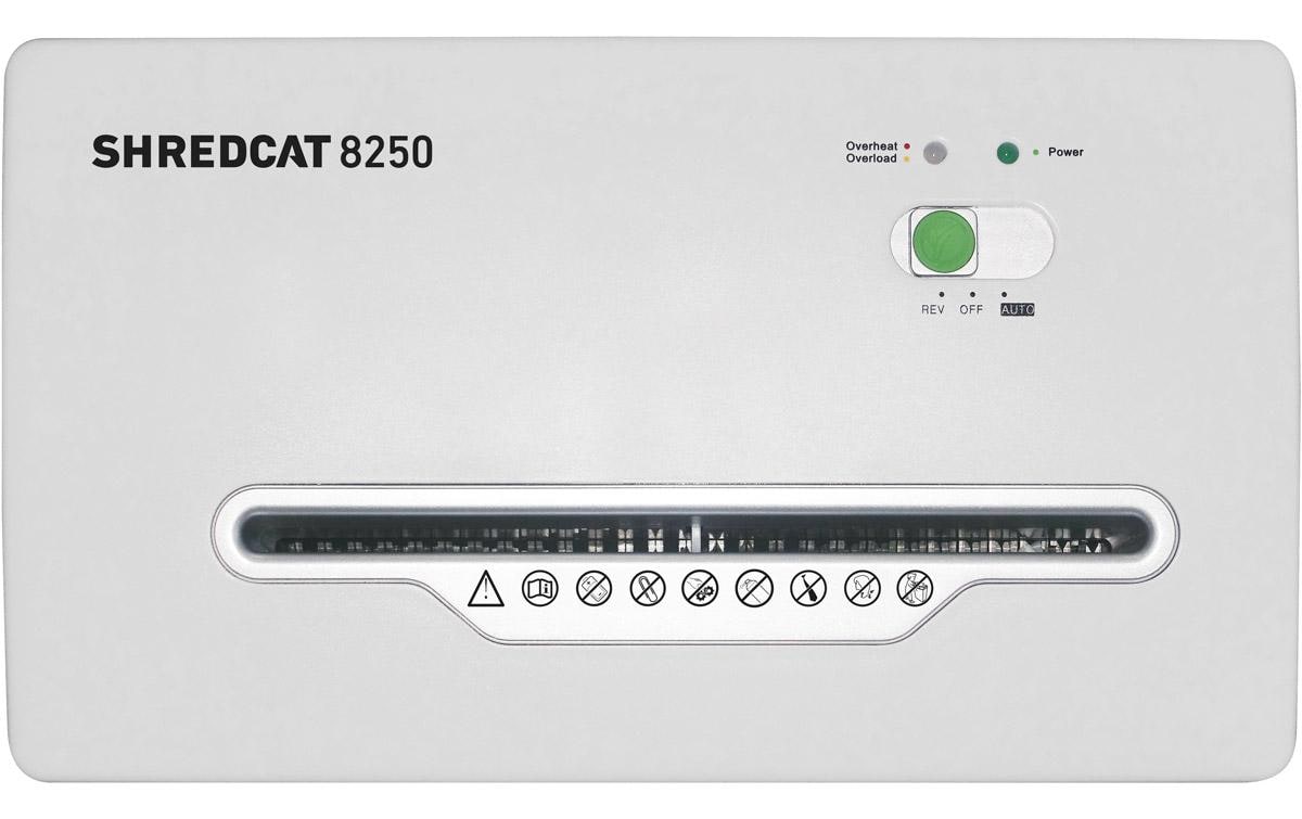 Ideal 8250/CC4X40 – Aktenvernichter, DIN P-4, Partikelschnitt 4 × 40 mm, 8 Blatt, 20 l