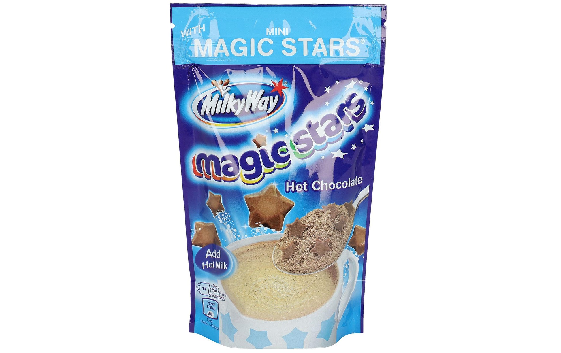 Mars uk MilkyWay Trinkschokolade Magic Stars – ohne Zuckerzusatz – 140 g