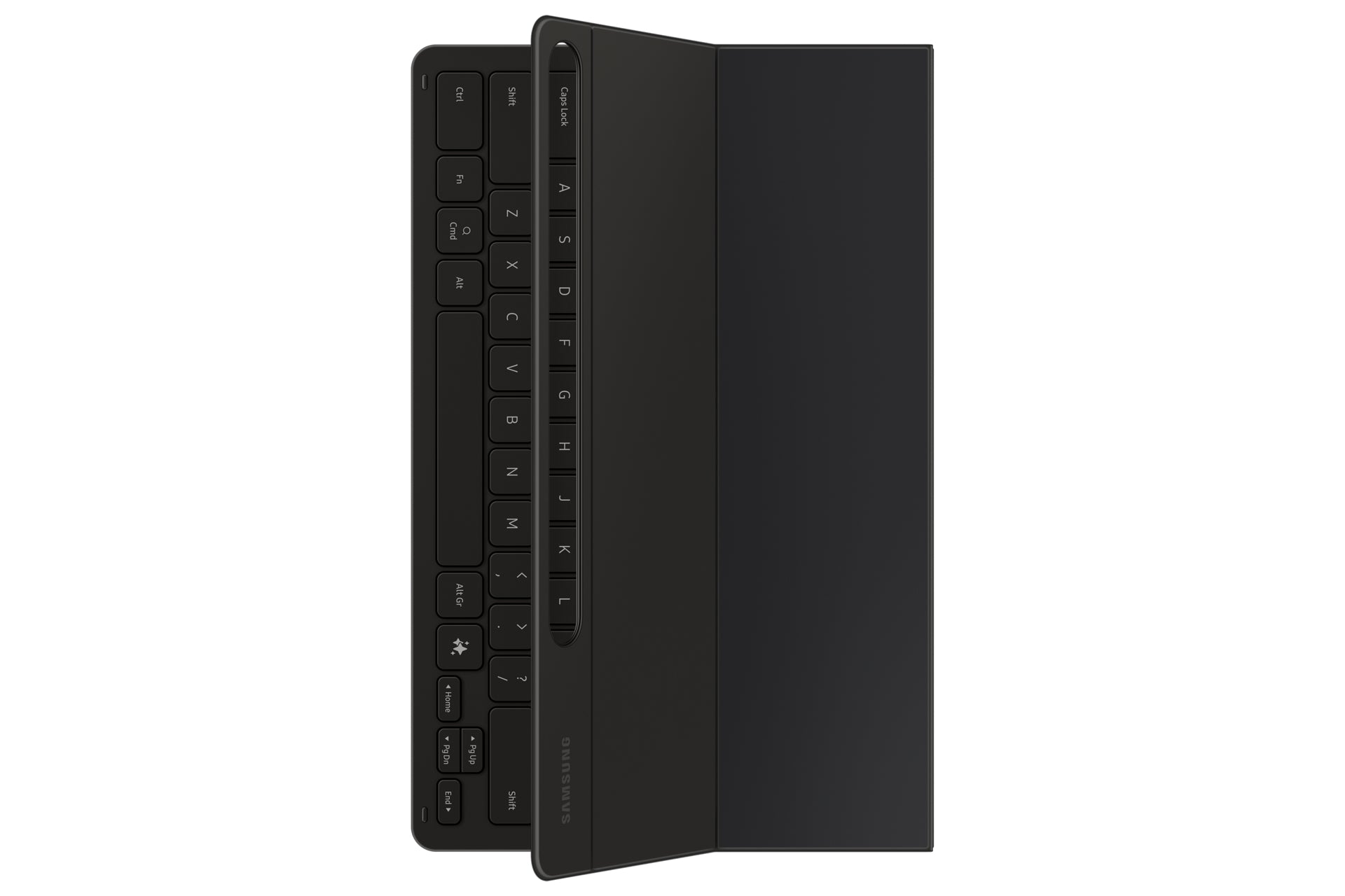 Samsung Book Cover Keyboard Slim EF-DX820 – Galaxy Tab S10+, S9+, S9 FE+, QWERTZ, Touchpad, Schwarz