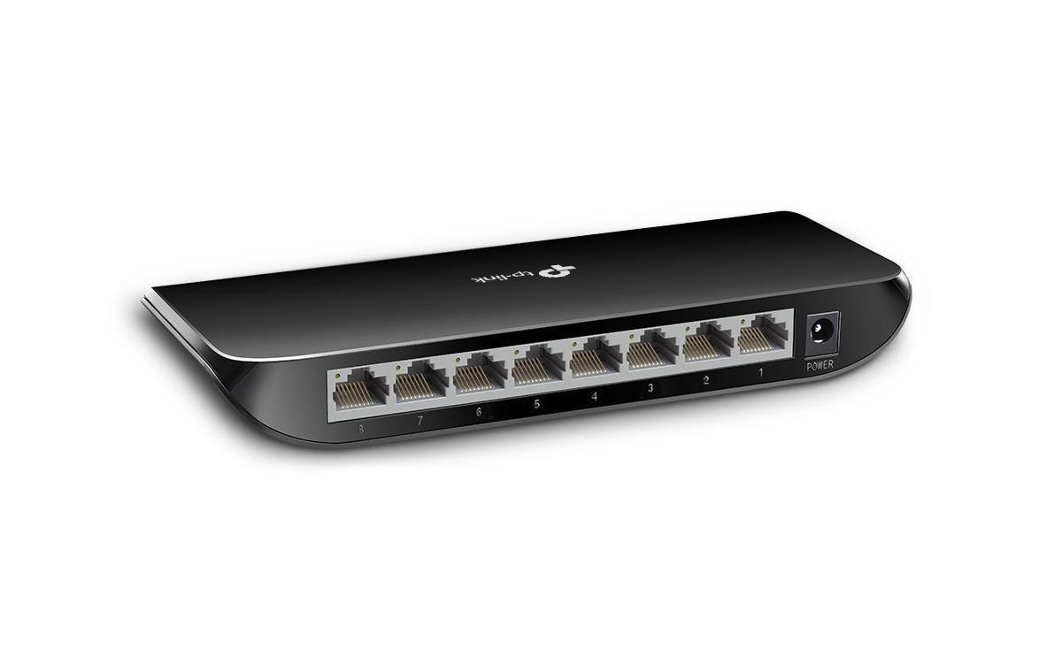 TP-Link TL-SG1008D – Unmanaged Switch – 8× 1G, Desktop