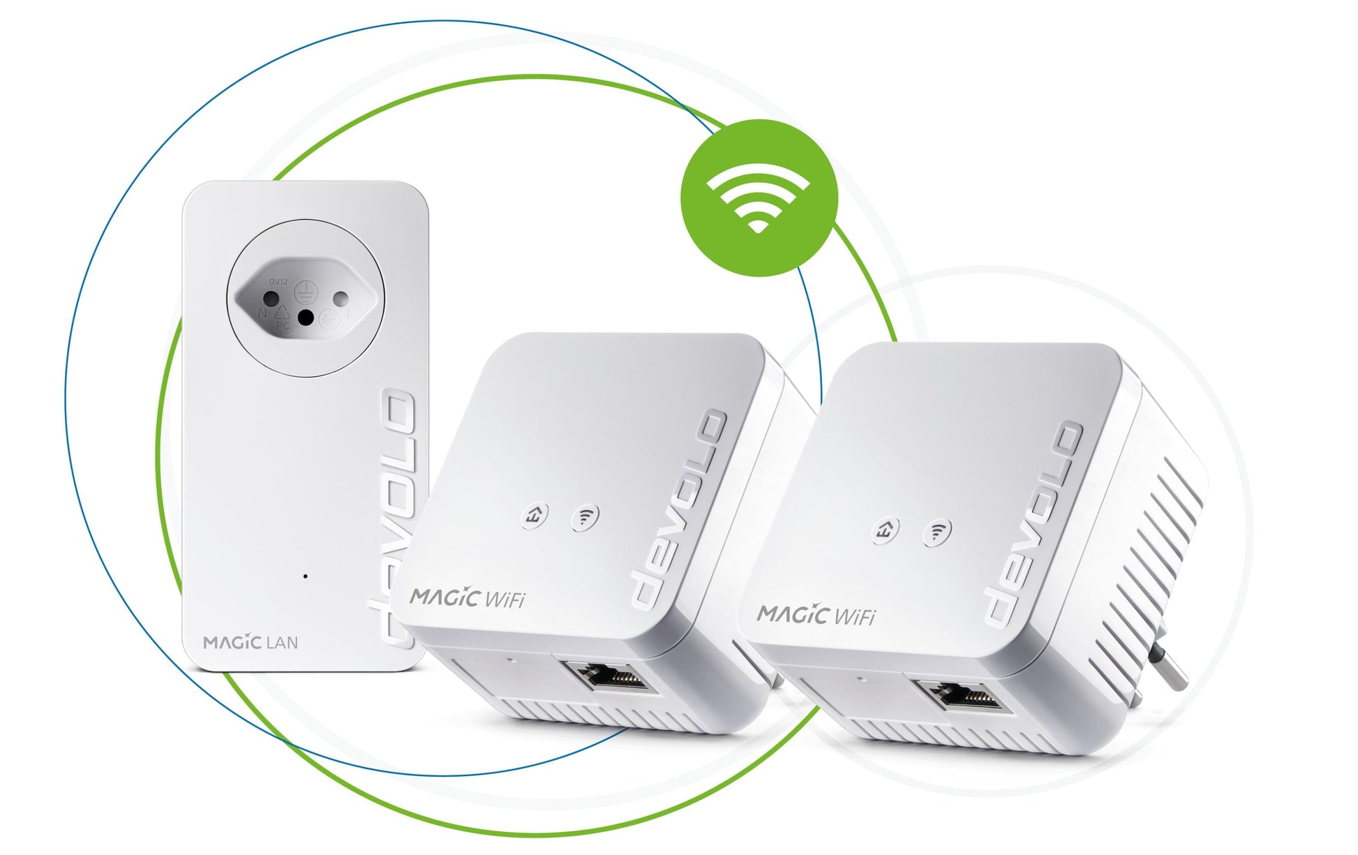 Devolo Magic 1 WiFi mini – Access Point – Wi‑Fi 4 (2,4 GHz), 1,2 Gbit/s