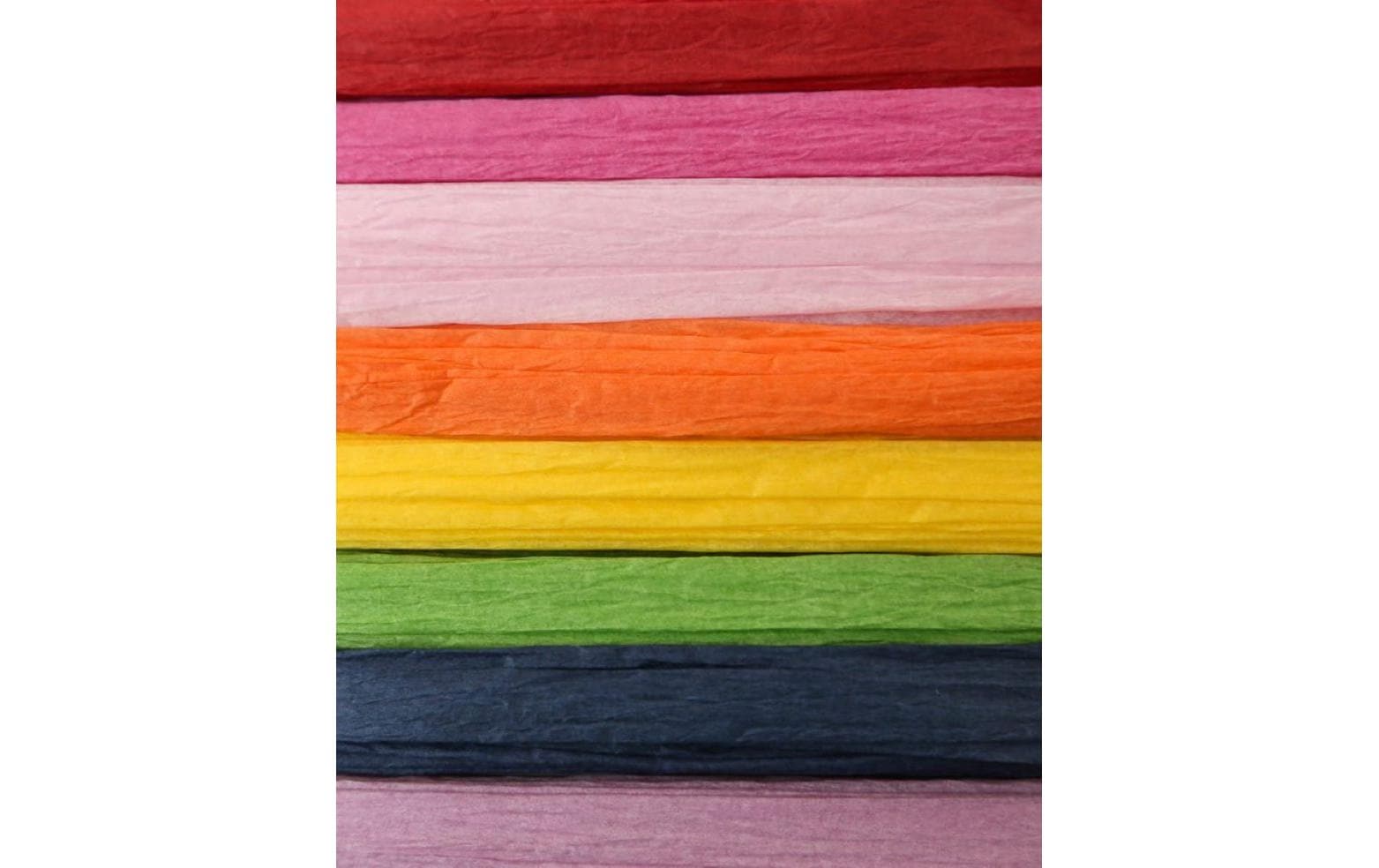 I am Creative Bastband (Papierbast), Raffia, Mehrfarbig, 2,5 m, 8 Stk.