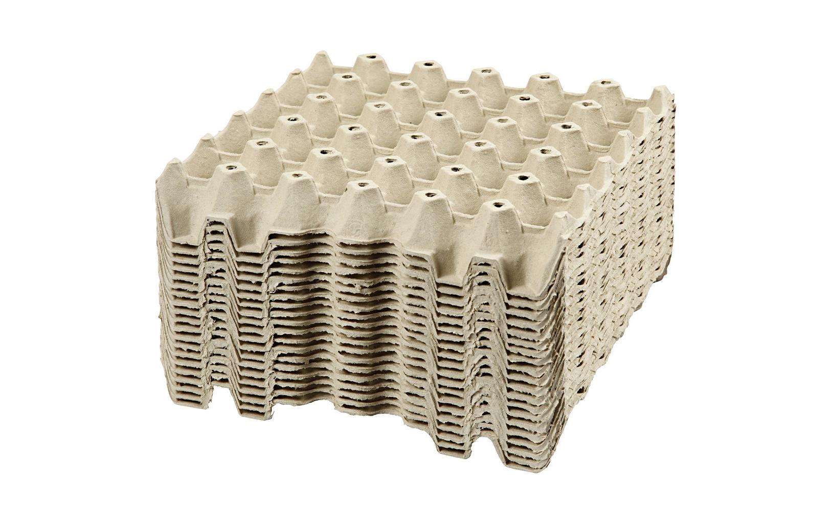 Creativ Company Eierkarton – für 30 Eier, 290 × 290 × 40 mm, Grau – 20 Stk.
