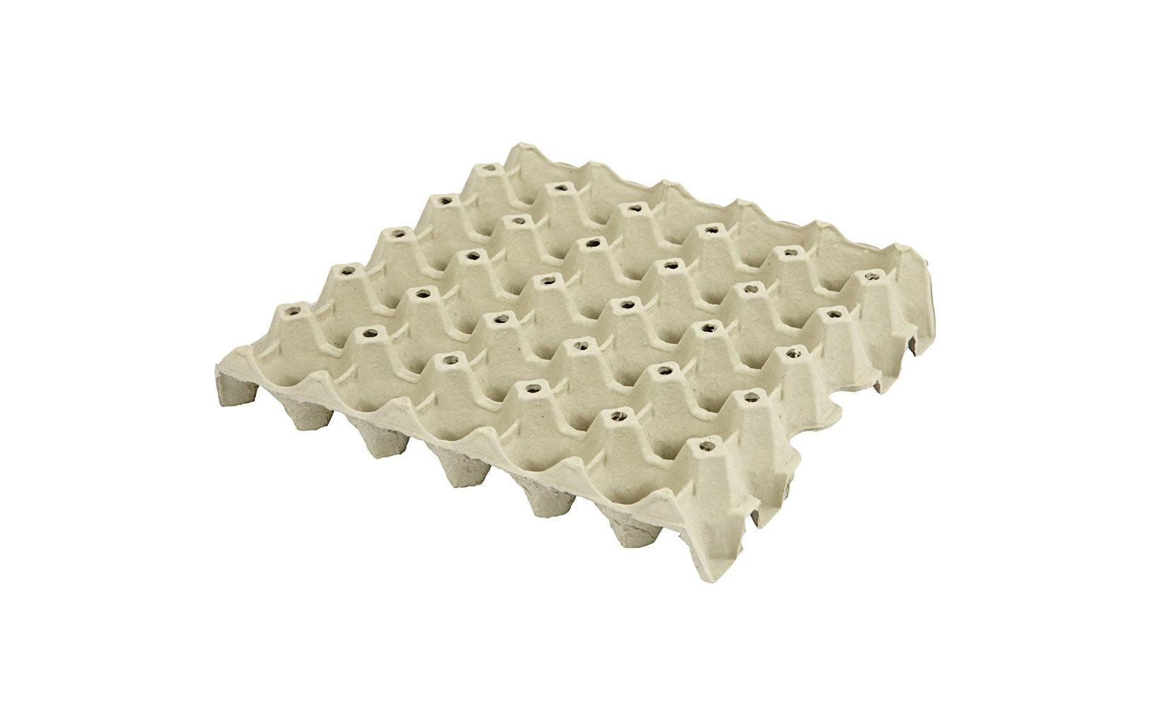 Creativ Company Eierkarton – für 30 Eier, 290 × 290 × 40 mm, Grau – 20 Stk.