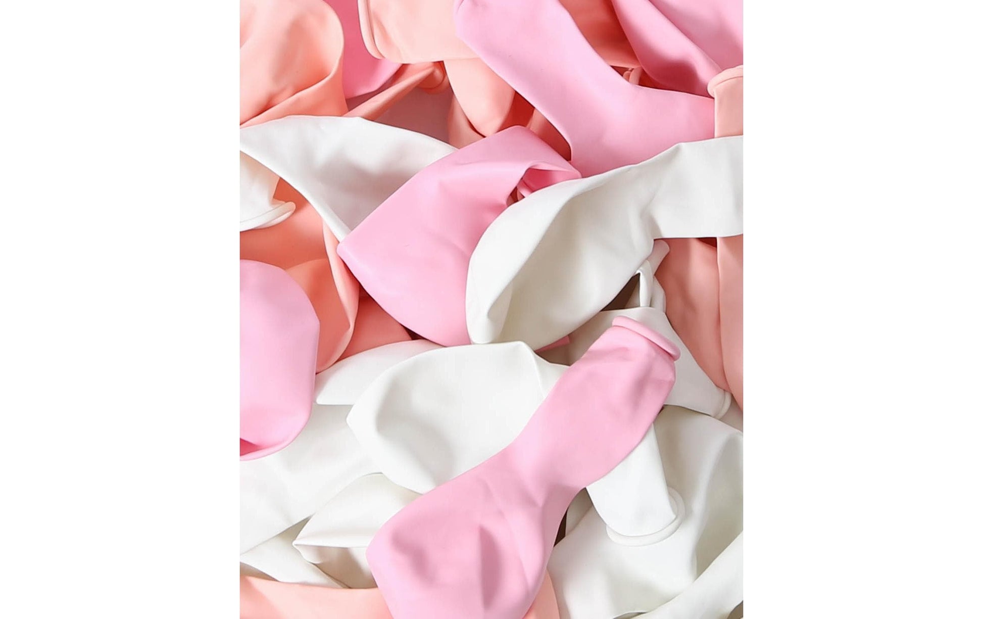 I am Creative Luftballons Uni – Weiss – Ø 25 cm – Latex – 50 Stk