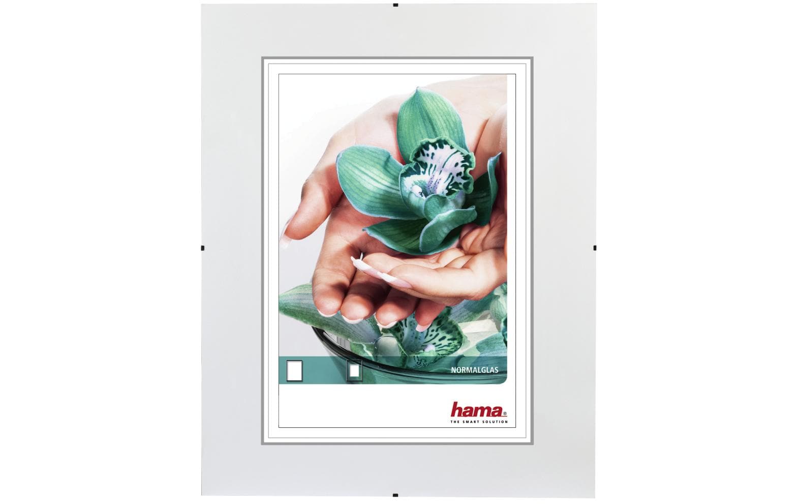 Hama Clip-Fix Bilderrahmen – für 20 × 30 cm – Kunststoff, transparent