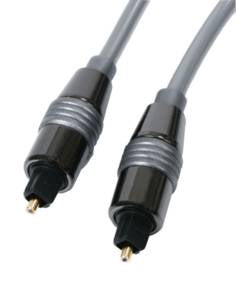PureLink Toslink-Kabel (optisch) – Toslink Stecker zu Stecker – 2 m, vergoldete Stecker