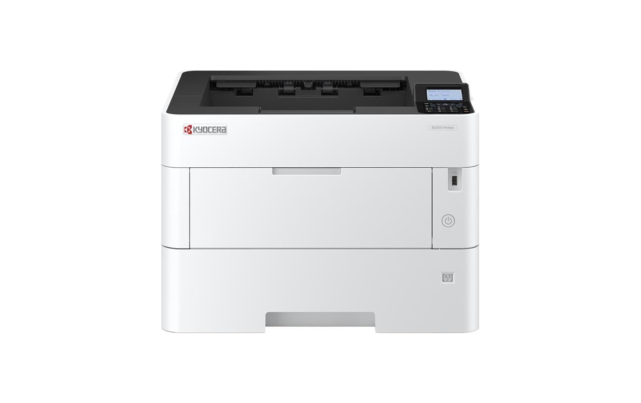 Kyocera ECOSYS P4140dn – A3, S/W, Duplex, 40 Seiten/Min., 1200 × 1200 dpi, LAN/USB, Papier: 500 Blatt