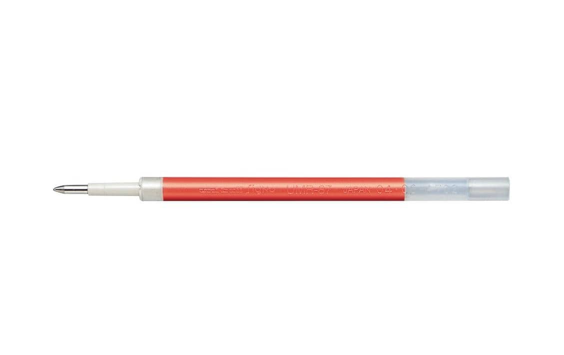 Uni-Ball Signo UMR-87E Roller-Patrone – Rot, 0,7 mm (Fein), für Uni-Ball Signo 207, 307, dokumentenecht