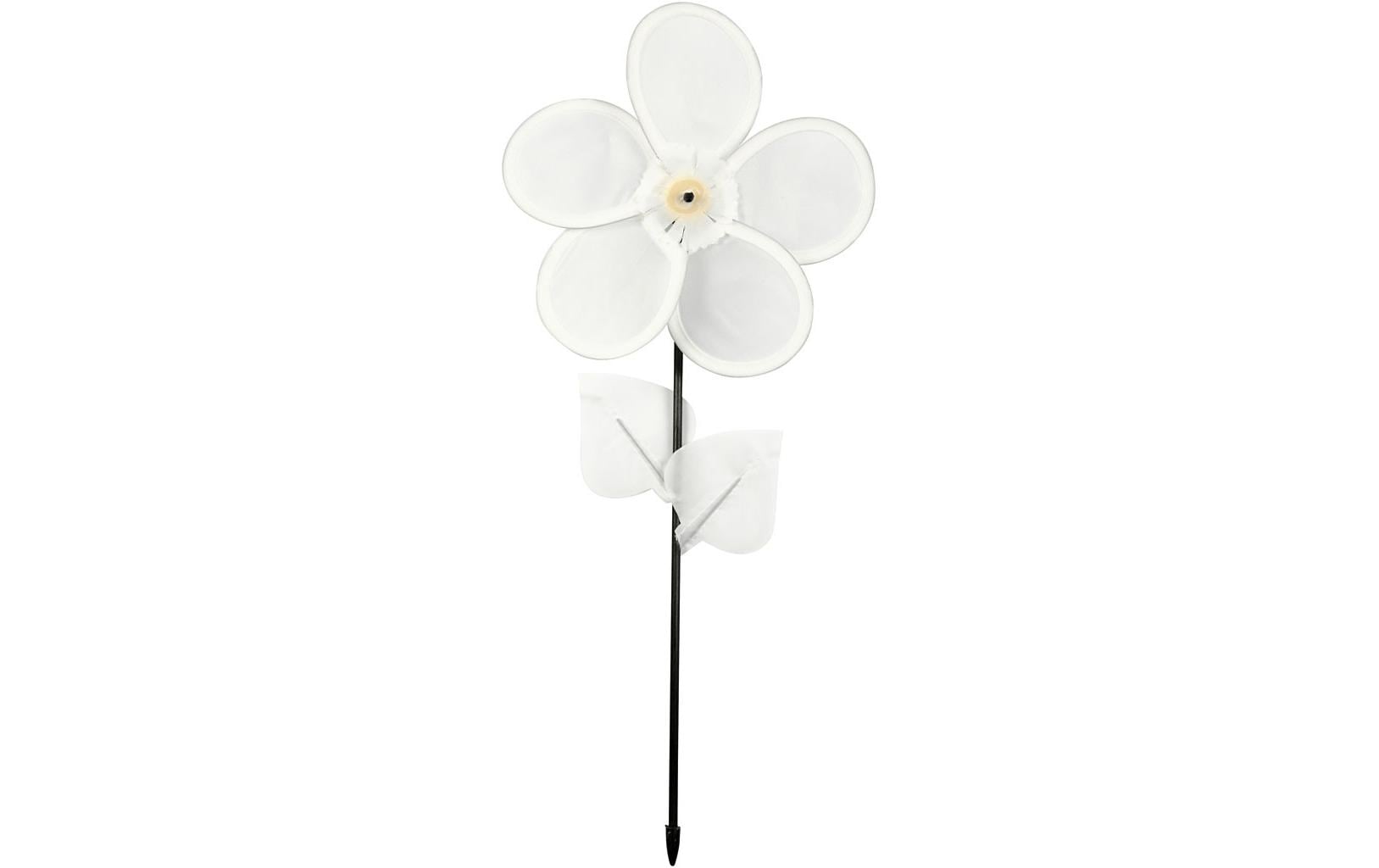 Creativ Company Windrad – Ø 20 cm – Nylon, weiss