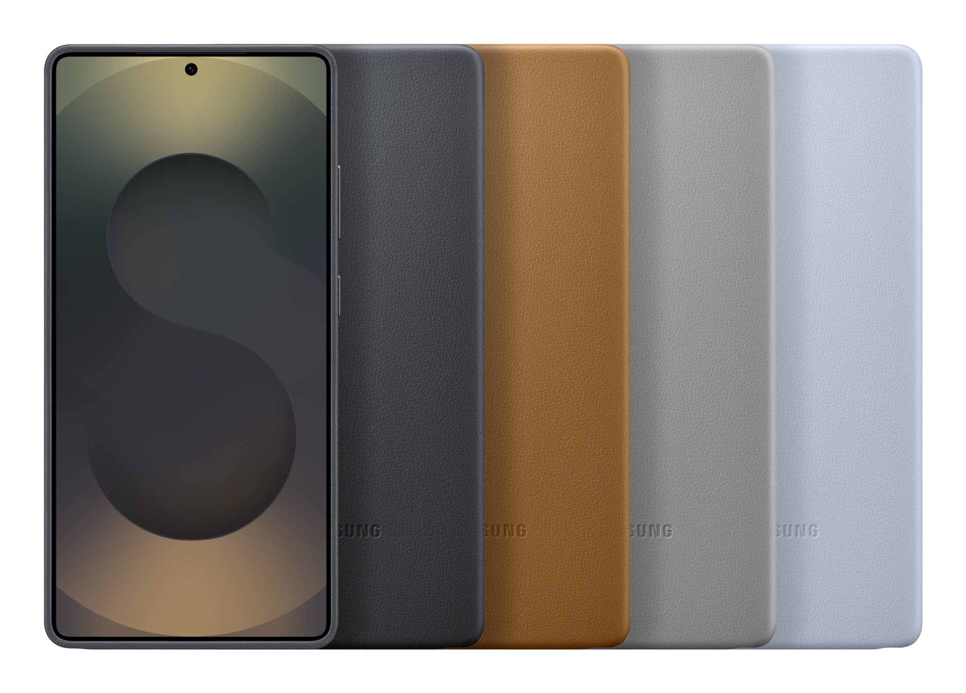 Samsung Backcover – für Samsung Galaxy S25 Ultra – hellblau – Kunstleder