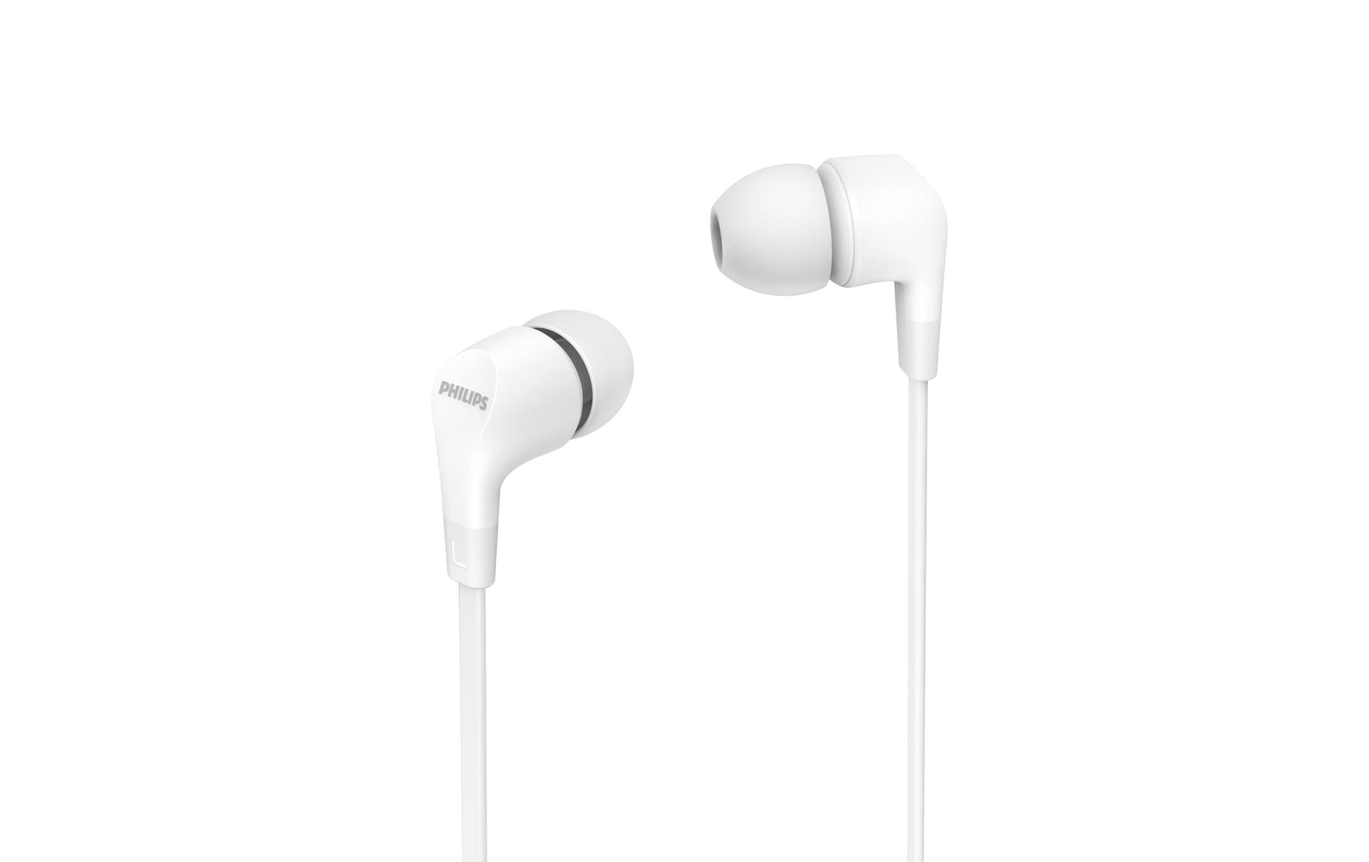 Philips TAE1105WT/00 In-Ear Kopfhörer – Stereo, Kabelgebunden, 3,5 mm Klinke, Weiss