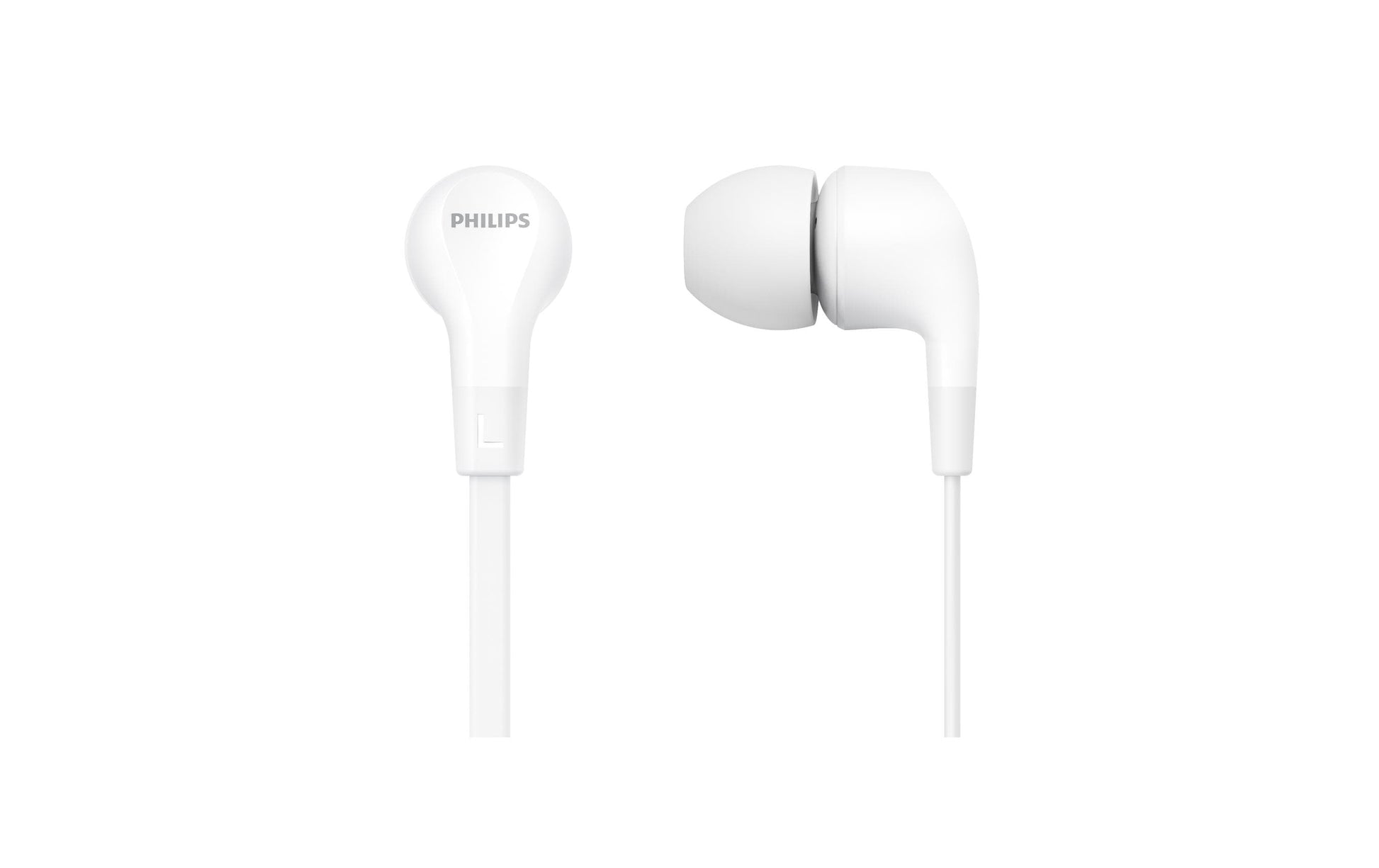 Philips TAE1105WT/00 In-Ear Kopfhörer – Stereo, Kabelgebunden, 3,5 mm Klinke, Weiss