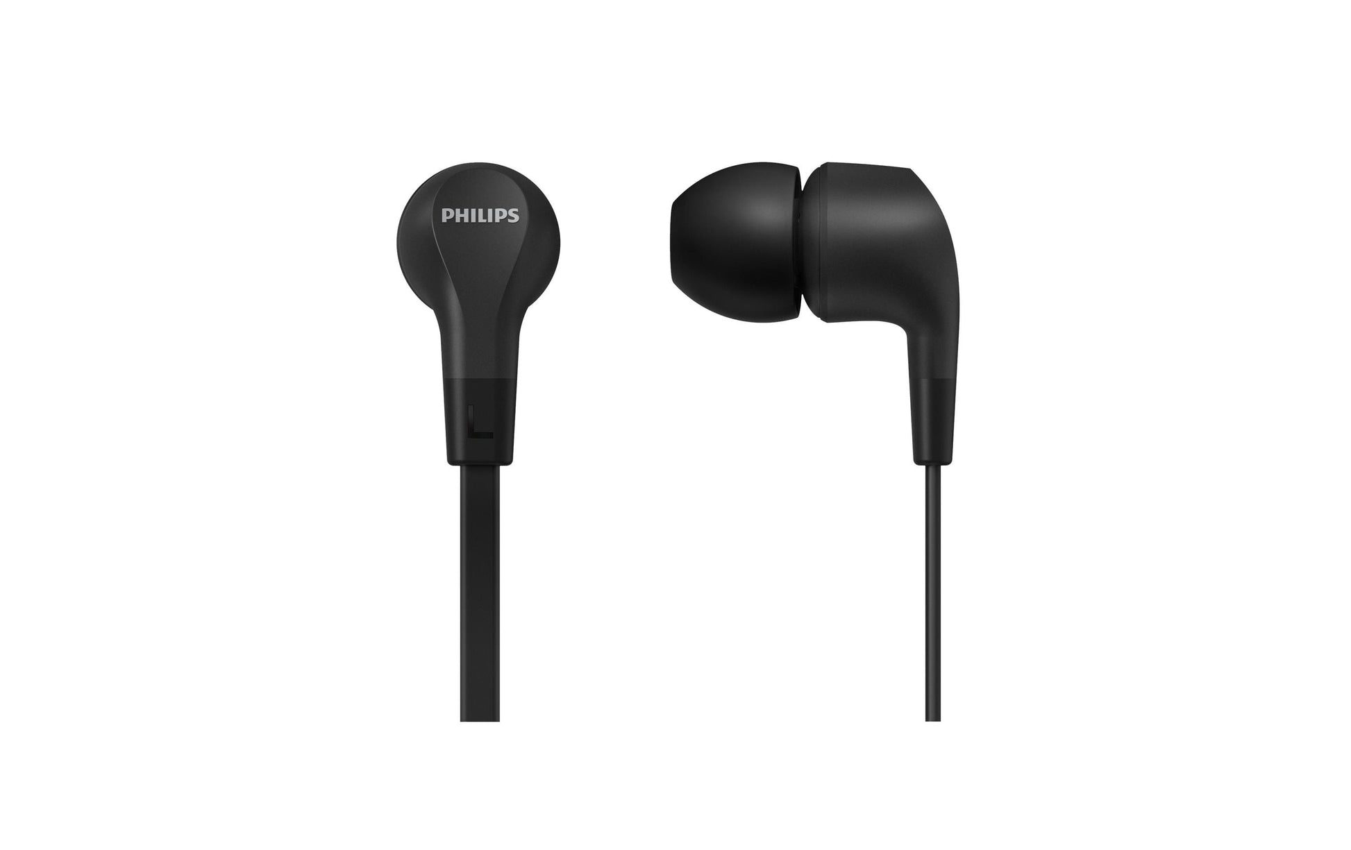 Philips TAE1105BK/00 In-Ear Kopfhörer – Stereo, Kabelgebunden, 3,5 mm Klinke, Schwarz