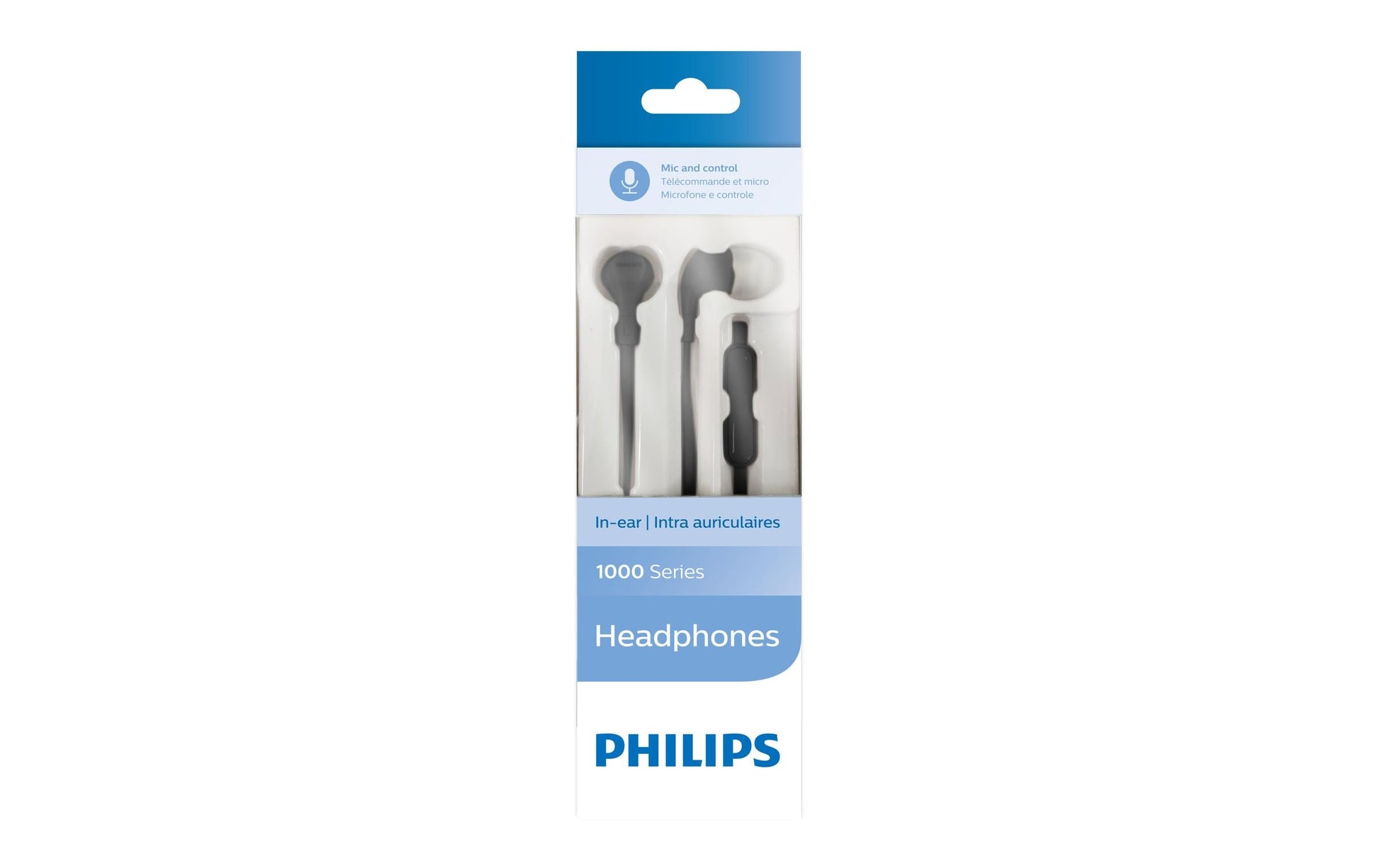 Philips TAE1105BK/00 In-Ear Kopfhörer – Stereo, Kabelgebunden, 3,5 mm Klinke, Schwarz