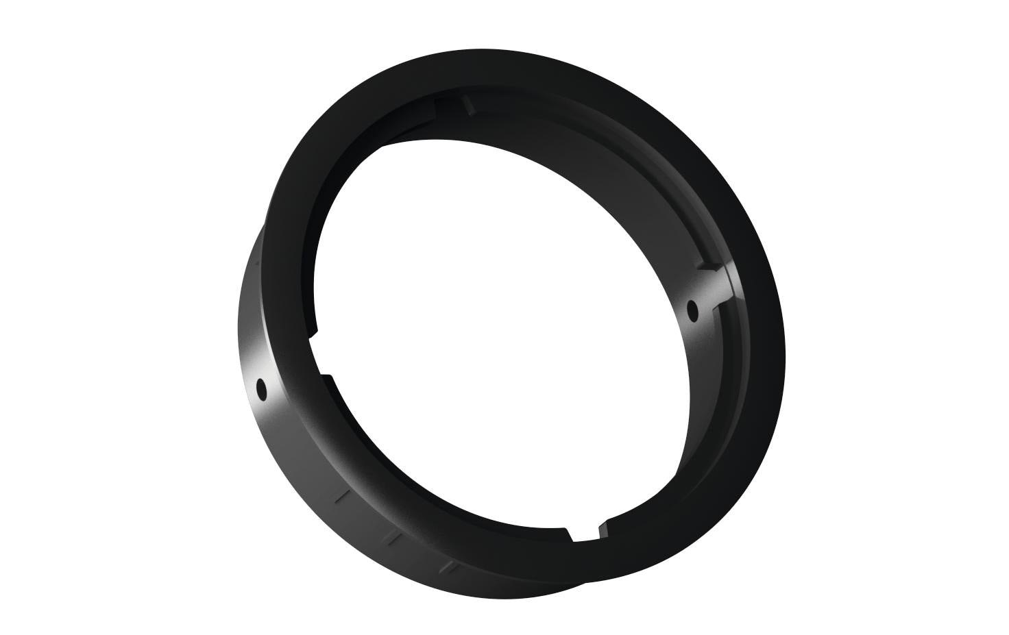 Bachmann Aufputz-Box, Ø 88 mm, Montageloch Ø 80 mm, Zink – schwarz