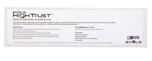 Evolis Reinigungskarten ACL004 – für Plastikkartendrucker, 10 Stk.