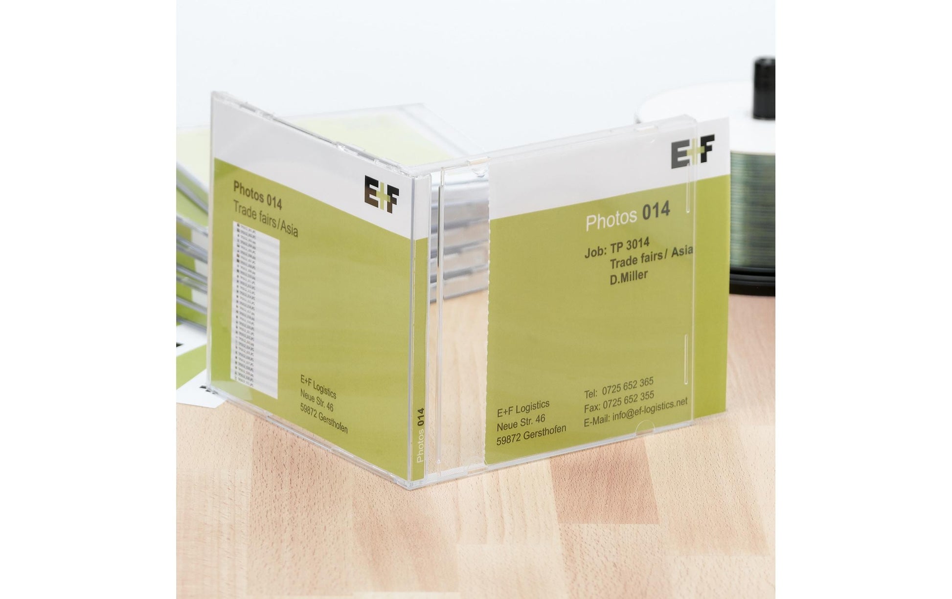 HERMA Druckkarten A4 (151 × 118 mm), 170 g/m², weiss, Karton – für Inkjet, Laser, Kopierer – 25 Karten