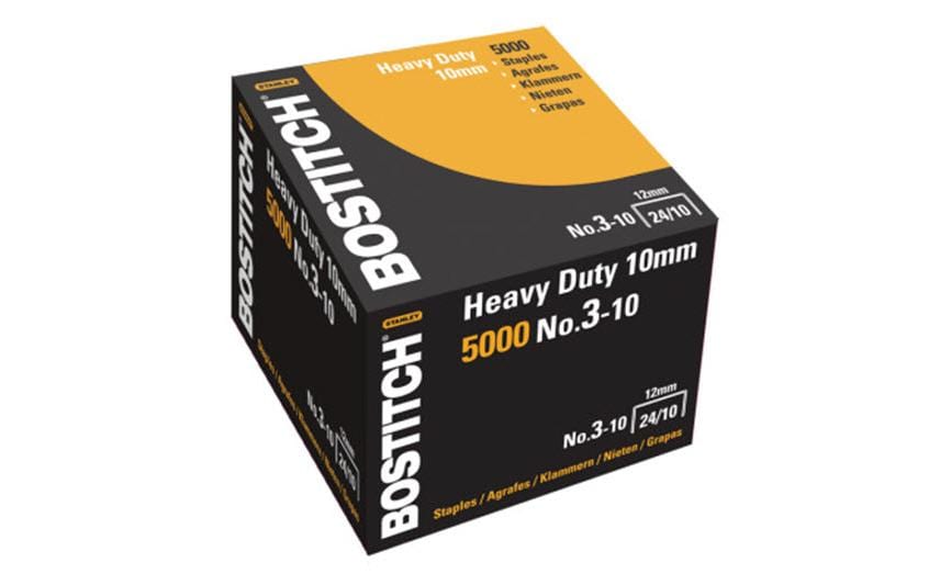 Bostitch Heftklammern – für Bostitch HD-3D – 10 mm – Metall, silber – 5000 Stk.
