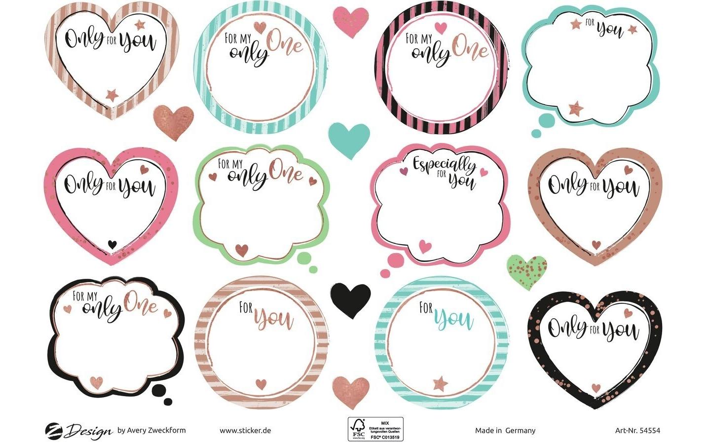 Z-Design – Sticker A5, Kreismotiv, Mehrfarbig, 2 Bögen