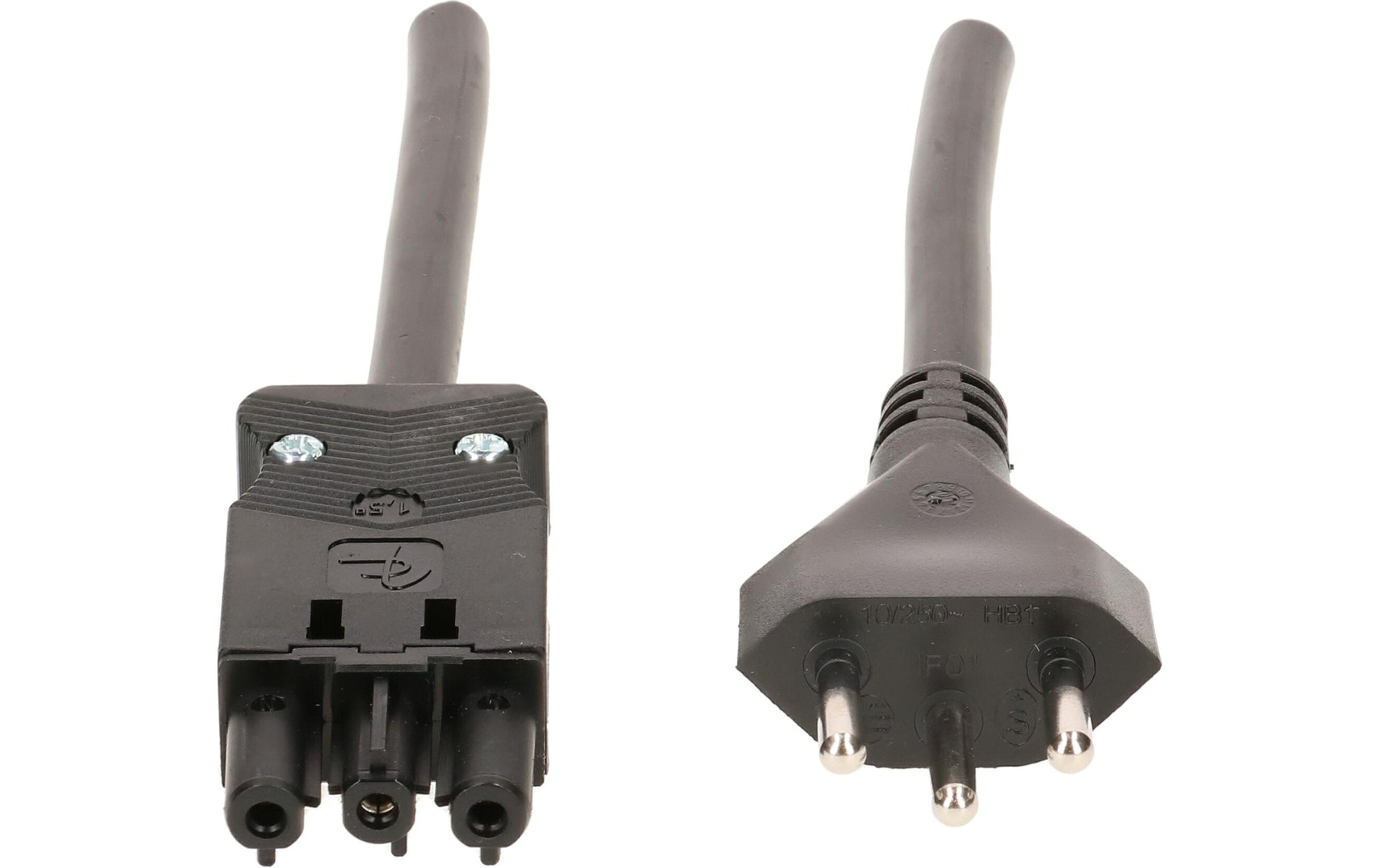 Max Hauri AG Max Hauri Adapterkabel, T12–GST18I3, 1,5 m, 1 mm² – schwarz