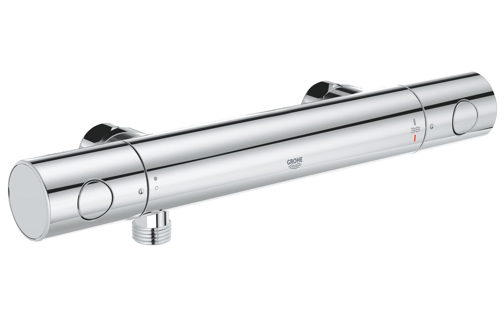 GROHE Grohtherm 800 Unterputz-Badebatterie – Thermostat, Messing, Chrom