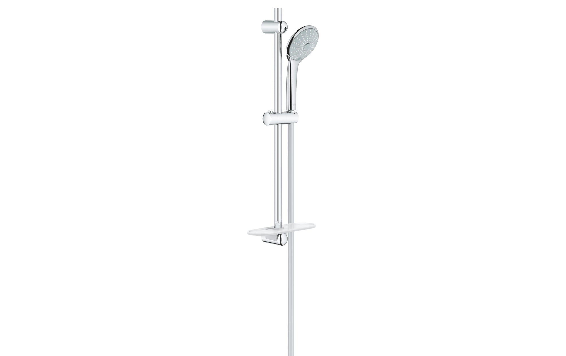 GROHE Brausestangenset Euphoria 110 Massage – 60 cm, Chrom, Wandmontiert, 1,75 m Schlauch, 3 Strahlarten