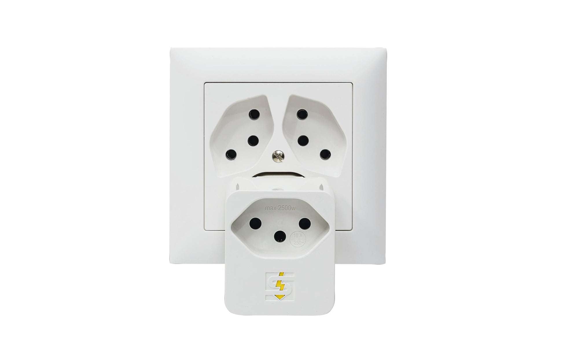 Steffen Abzweigstecker – Kunststoff/Metall, weiss, drehbar 325°, für Geräte mit USB-C-Anschluss