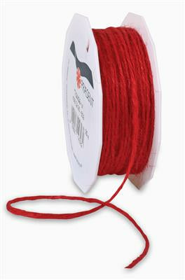 Pattberg Geschenkband Jute Rot – 2 mm × 25 m – 1 Stk.