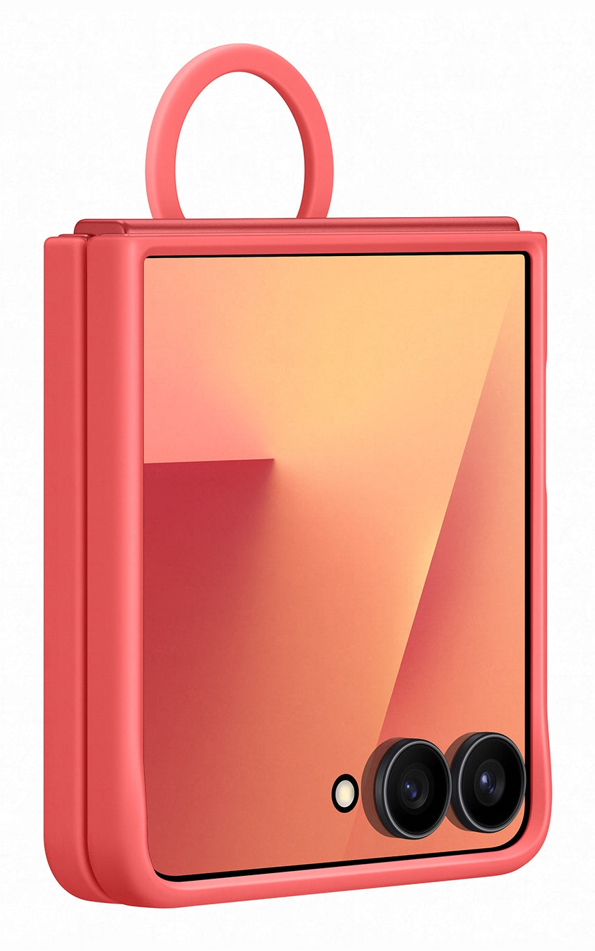Samsung Backcover – für Samsung (bis 17,4 cm/6,85"), Silikon, Rot