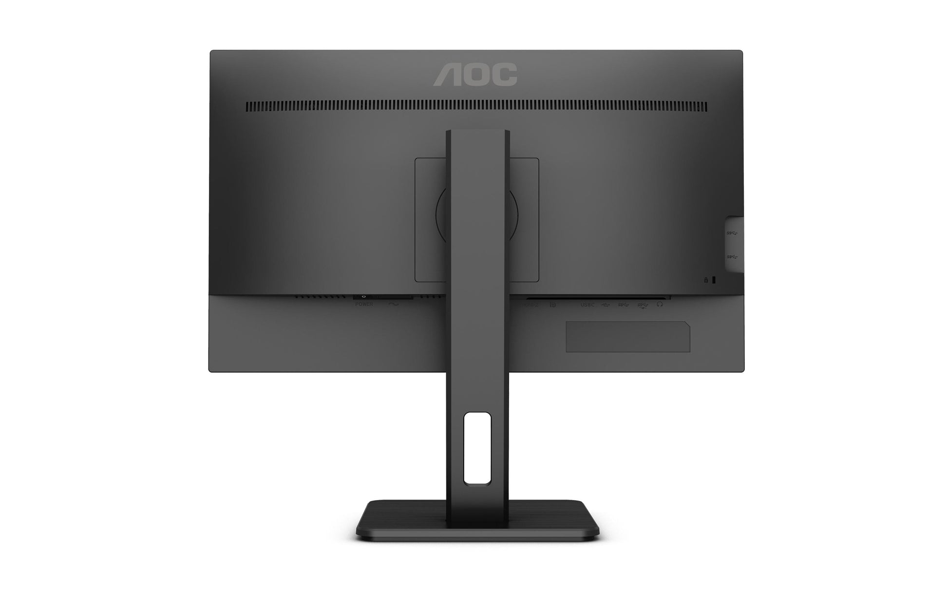 AOC Q24P2Q – Monitor, 23,8", IPS, 75 Hz, 250 cd/m², Lautsprecher, Höhenverstellbar, VESA 100 × 100, Schwarz
