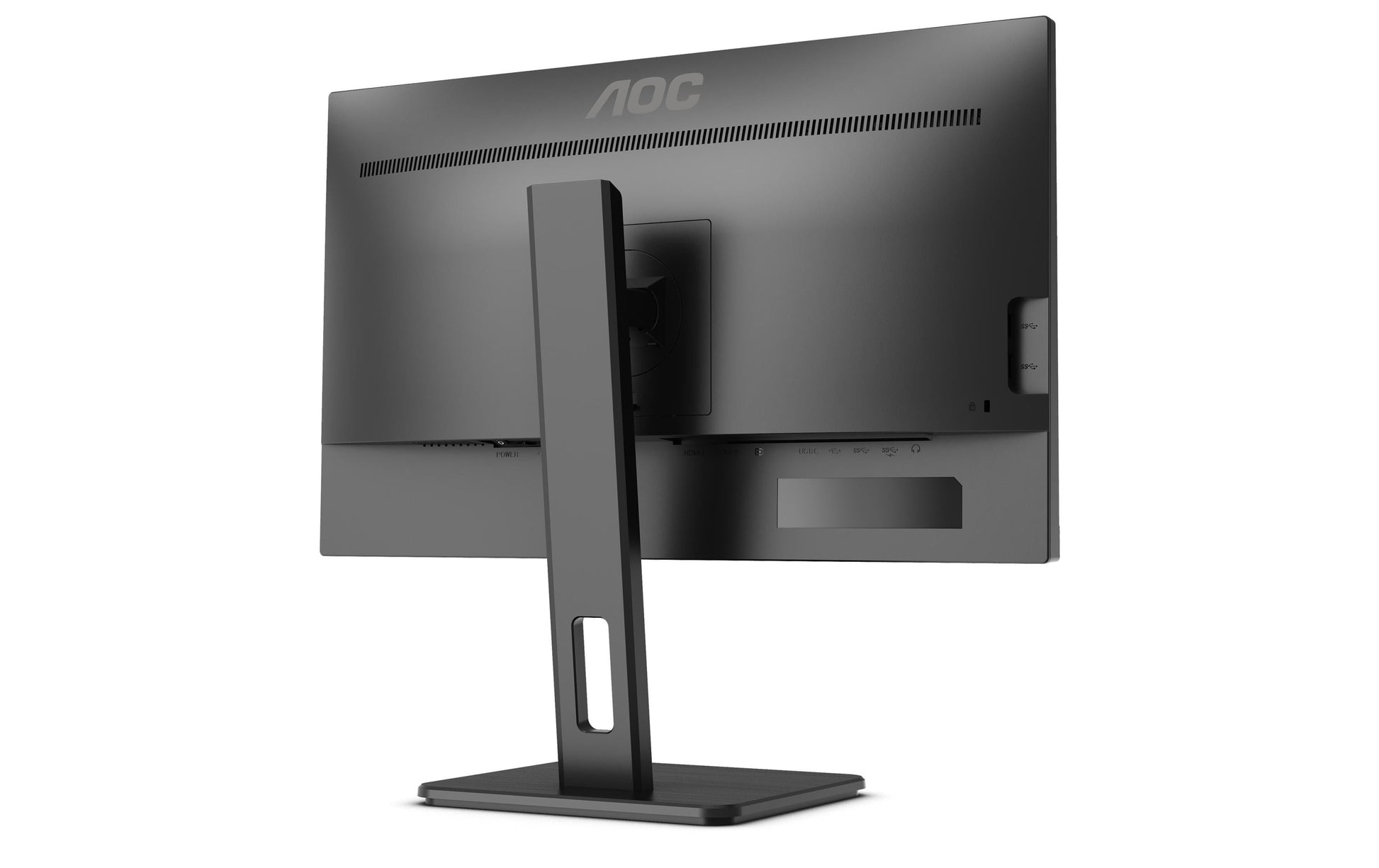 AOC U27P2 – Monitor, 27", 3840 × 2160 (UHD 4K), IPS, 60 Hz, 350 cd/m², VESA 100 × 100, Schwarz
