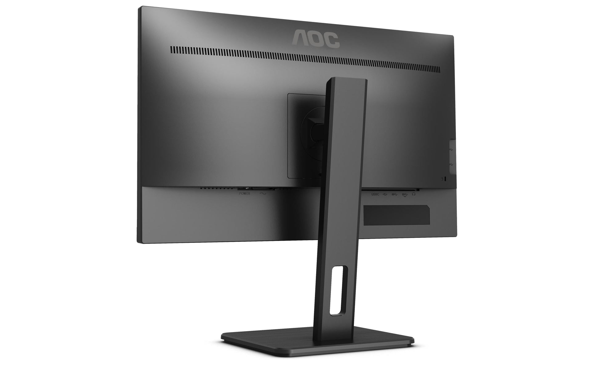 AOC Q24P2Q – Monitor, 23,8", IPS, 75 Hz, 250 cd/m², Lautsprecher, Höhenverstellbar, VESA 100 × 100, Schwarz