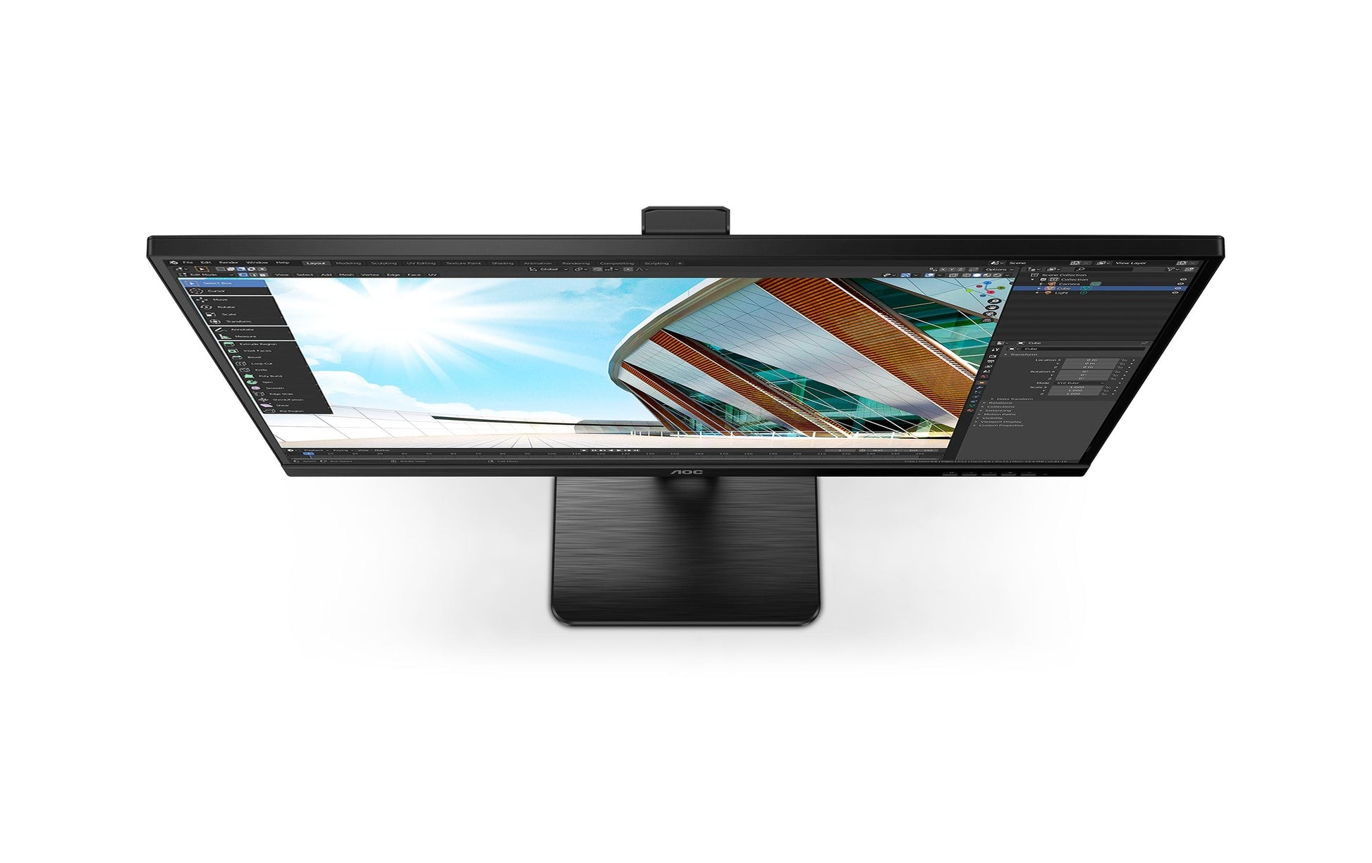 AOC 27P2Q – Monitor, 27", 1920 × 1080 (Full HD), IPS, 75 Hz, 250 cd/m², VESA 100 × 100, Schwarz